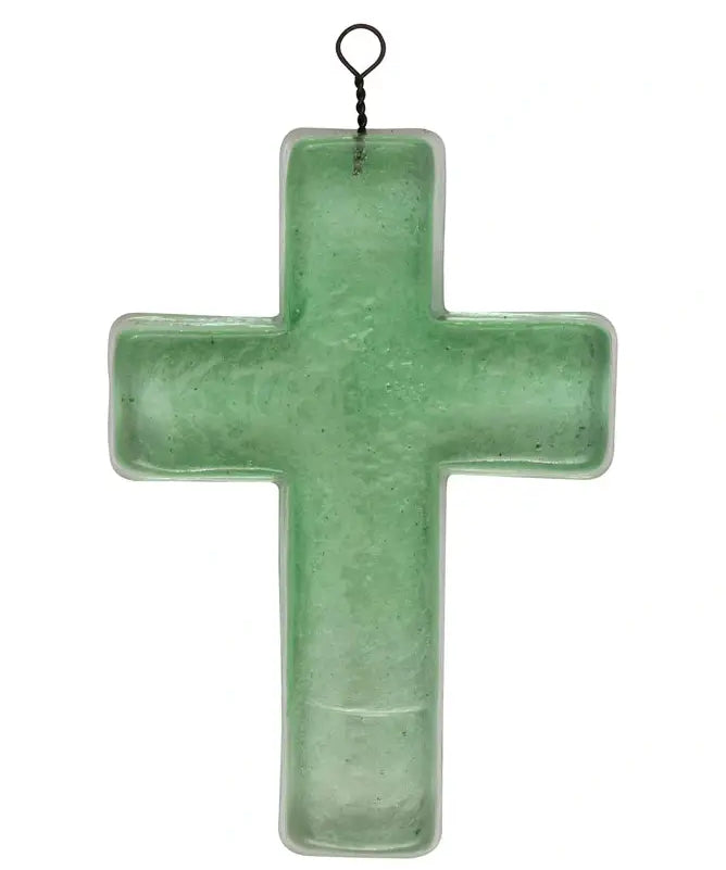 Glass Hanging Cross