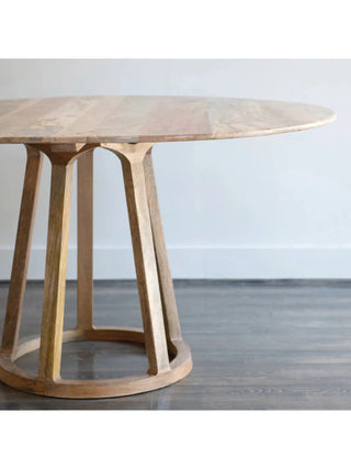 Open Base Mango Wood Table