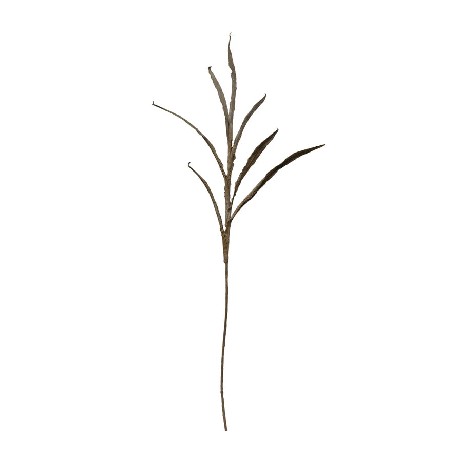 Plaster Finish Faux Botanical