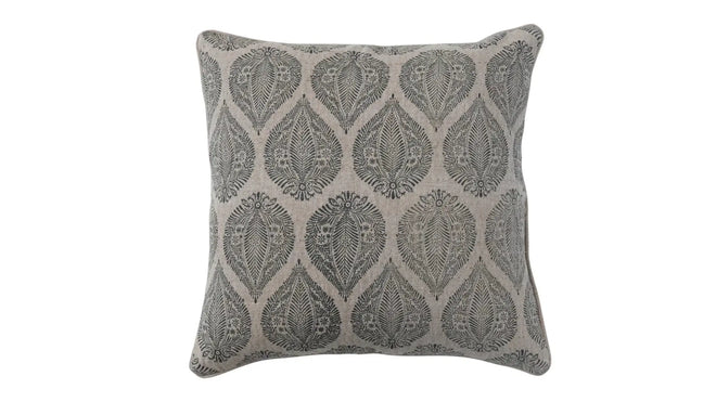 Kantha Stitch Paisley Pattern Pillow