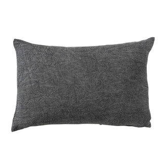 Stonewashed Linen Lumbar Pillow