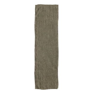 Linen Table Runner - Brown