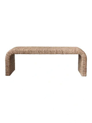 Woven Bench w/ Waterfall Edge