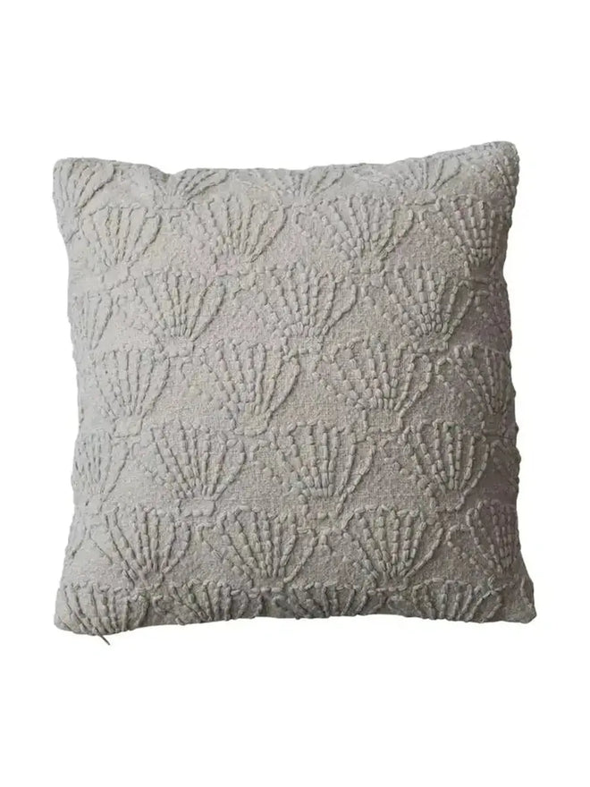 Sea Shell Embroidered Pillow