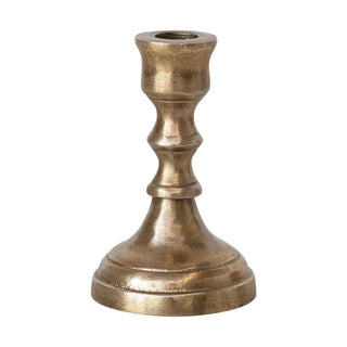 Antique Brass Finish Taper Candle Holder Medium