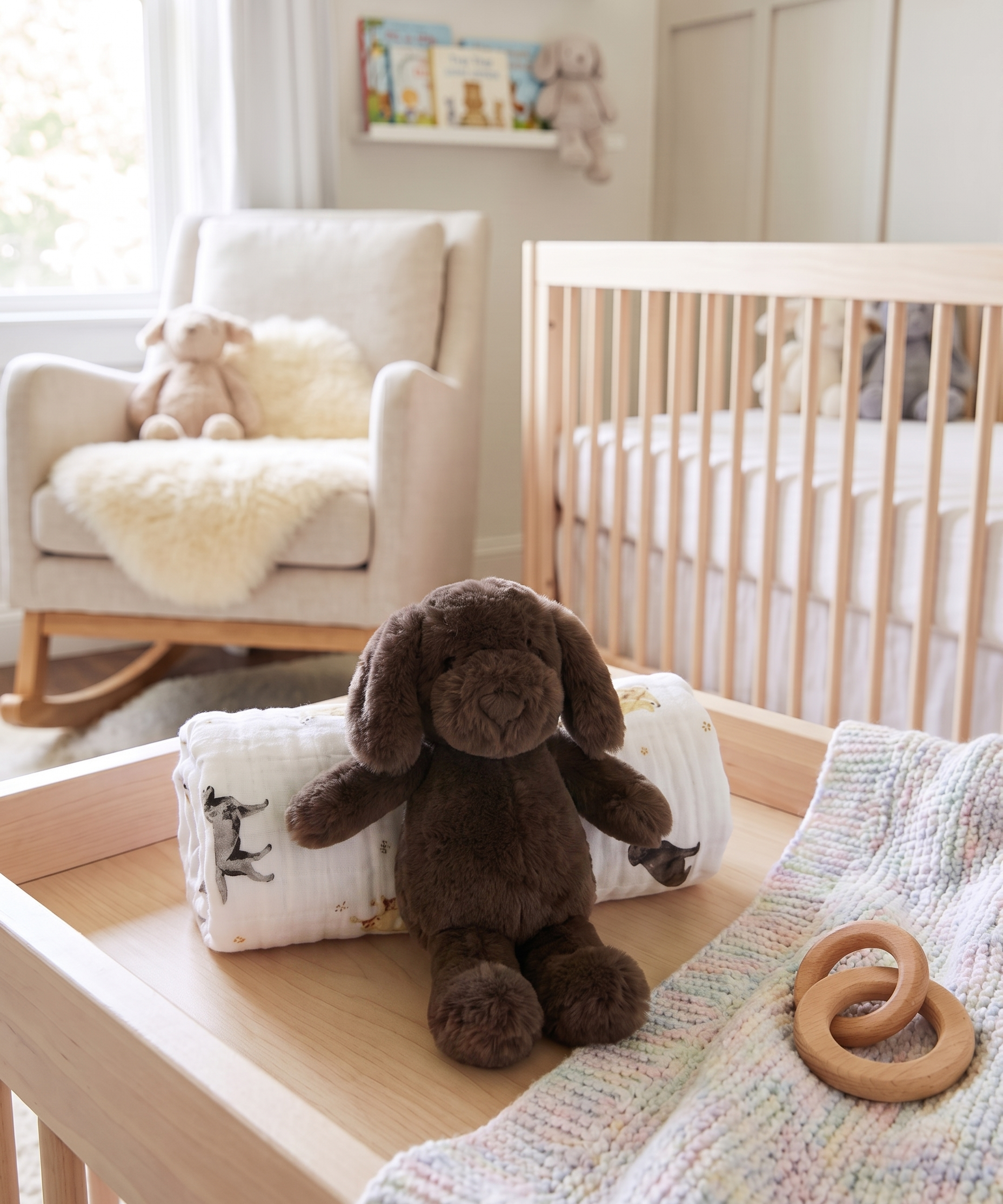 Dog Swaddle & Rattle Set