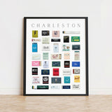 Matchbox City Prints – Charleston Art Print (Unframed)