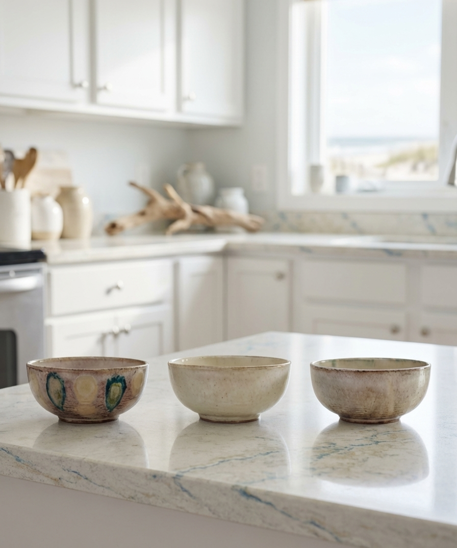 Hand-Painted Stoneware Bowl