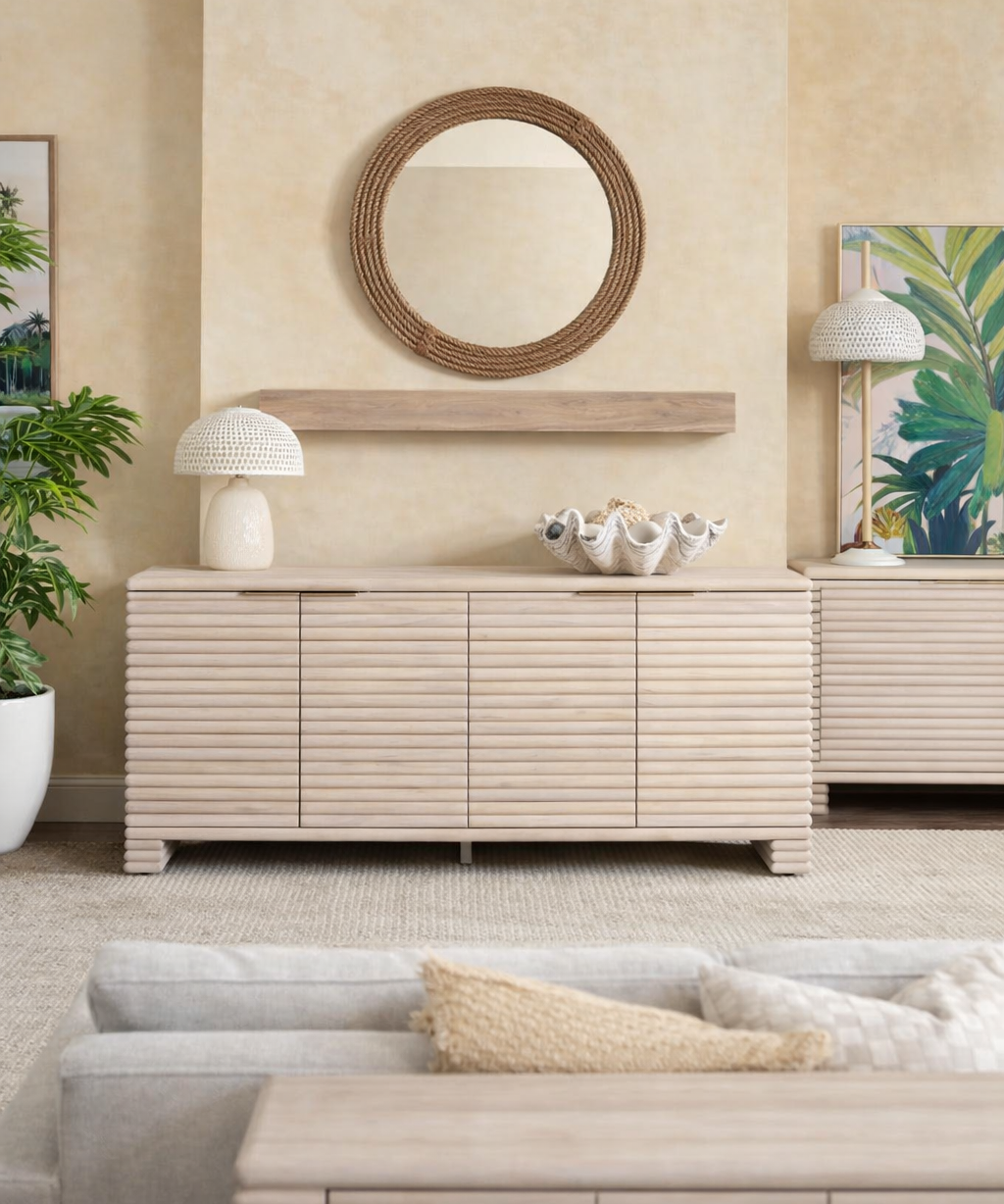 Piper Four-Door Cabinet
