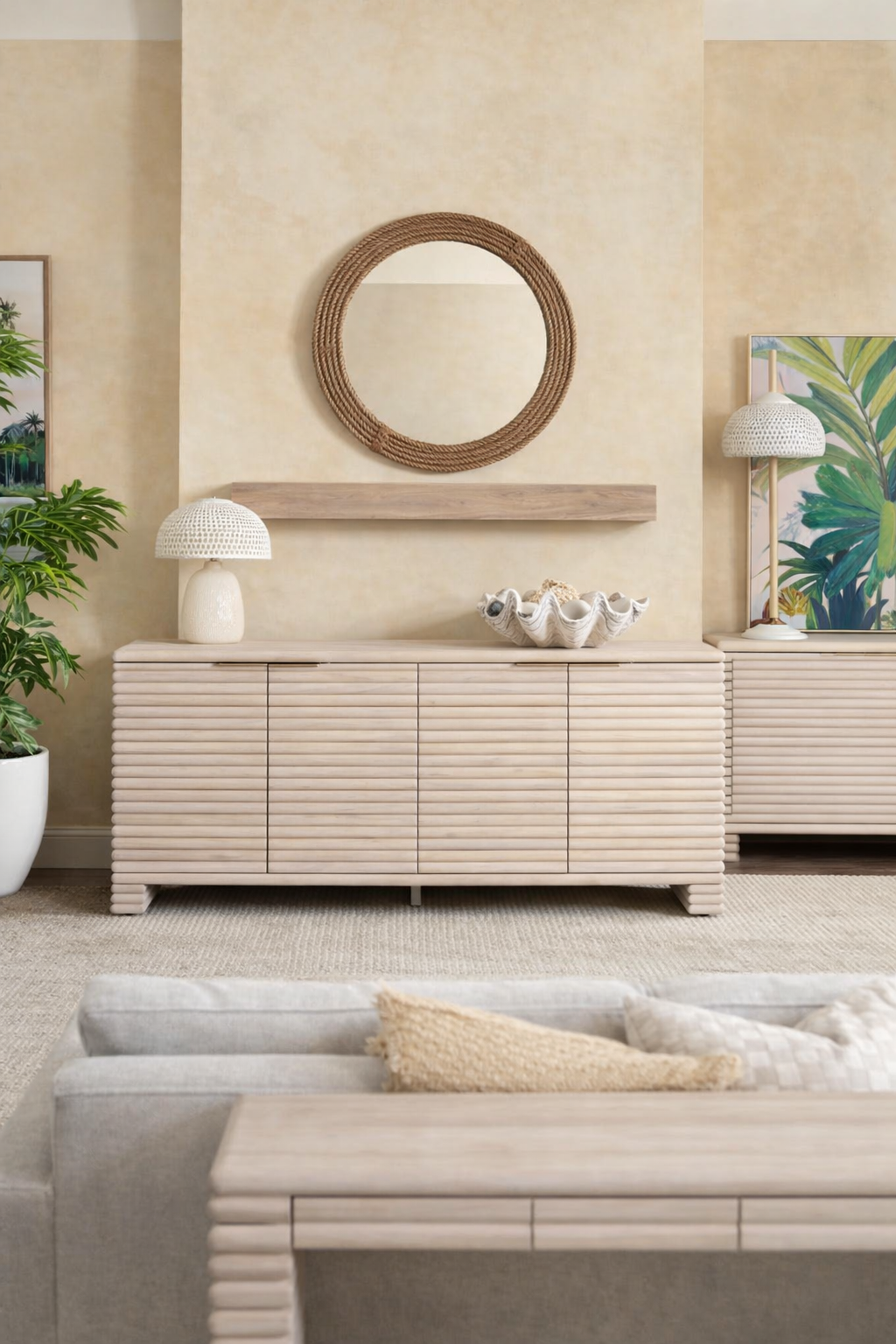 Piper Four-Door Cabinet