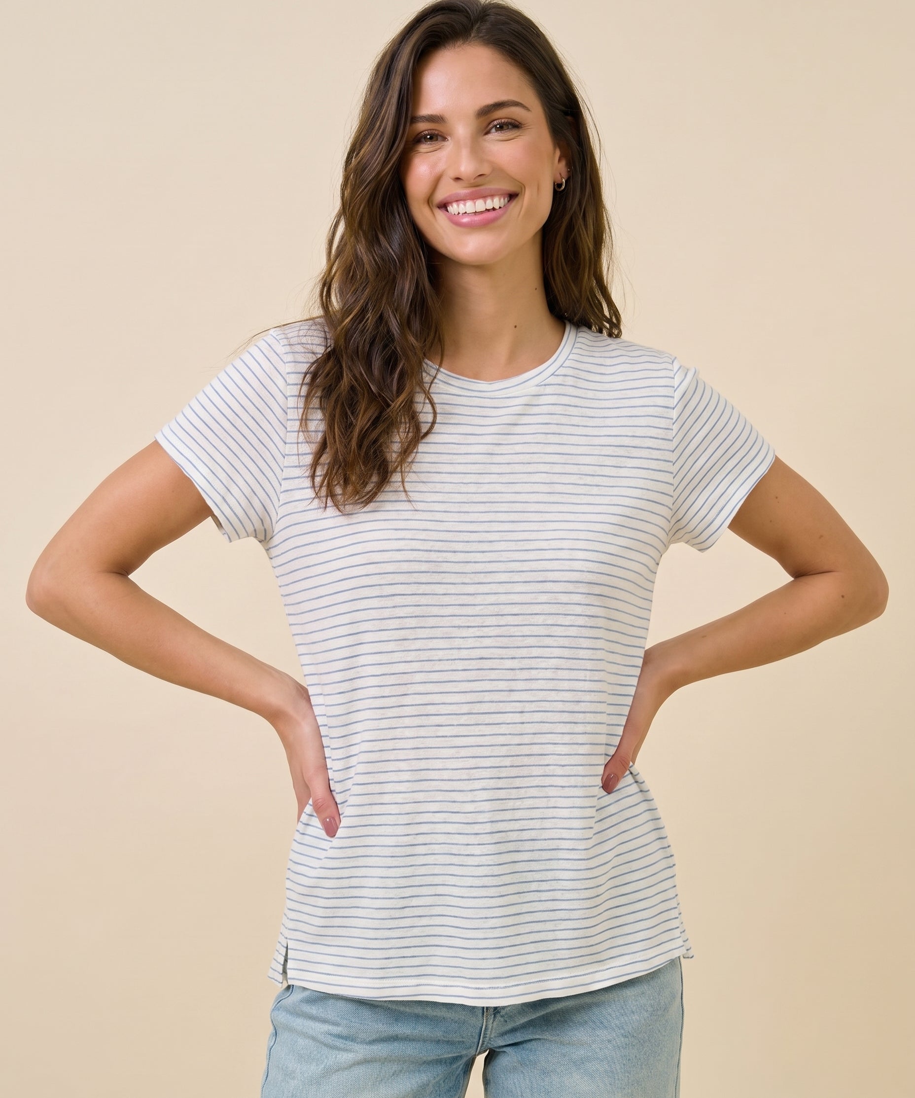 Coastal Stripe Relaxed Tee