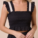 Charleston Lace Crop Top