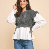 Cozy Cottage Sweater Top