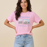 Charleston Stamp Oversized Graphic Tee