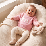 "Hi" Graphic Knit Sweater for Babies | 0–6 & 6–12 Months