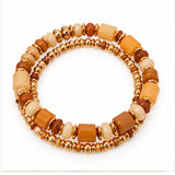 caramel bracelet pair studio view