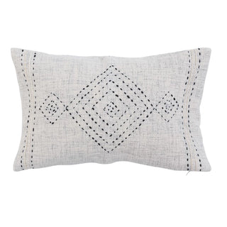 Lumbar Embroidered Pillow