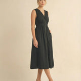 Modern Muse Zip Midi Dress (detail view 4)