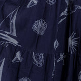 Navy Icon Halter Neck Midi Dress