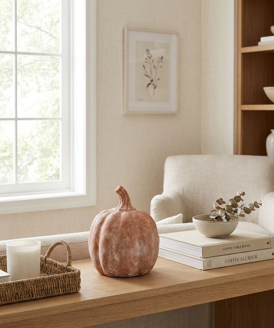Orange Terracotta Pumpkin