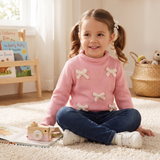 Pink Bow Sweater - Last One