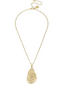 Dainty Gold Oyster Necklace