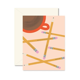 Teacher Pencil Card