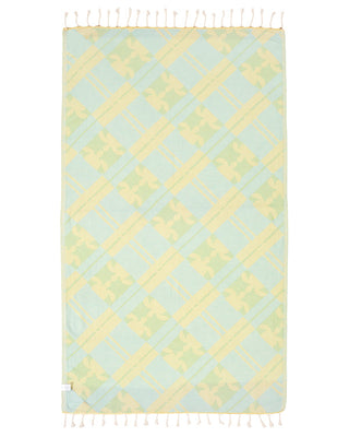 Turtle Plaid Sand Cloud Towel