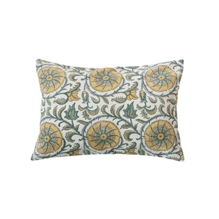 Verdant Charm Lumbar Pillow