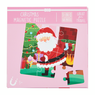 Christmas Magnetic Puzzle-Pink