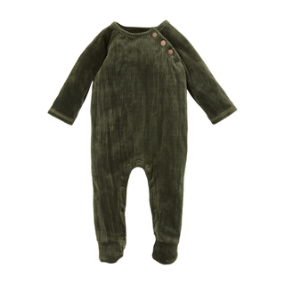 Velour W/ Pocket Sleeper - Forest Green