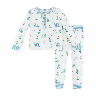 3 Button Golf Pajama Set