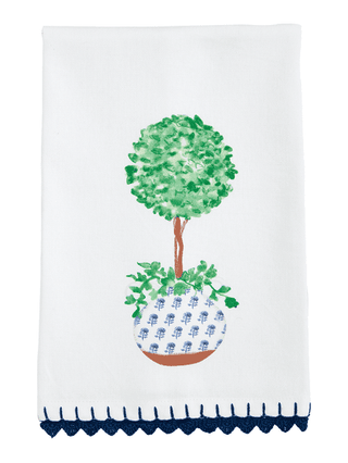 Topiary Plant Hand Towel