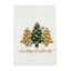 Christmas Gold & Green Hand Towels