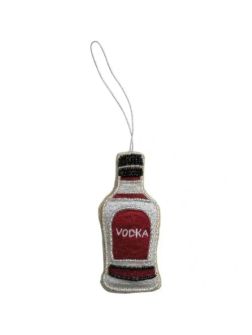 Fabric Vodka Ornament